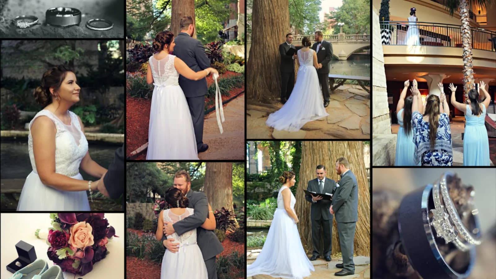 Ryan and Jessica's wedding on the San Antonio Riverwalk, October 2016